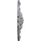 Ekena Millwork Southampton Ceiling Medallion, Hand-Painted Ultra Pure White Crackle, 16 1/2"OD x 2 3/8"P CM16SOUWC - alternate 2